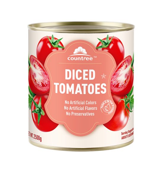 Canned diced tomatoes 2500G