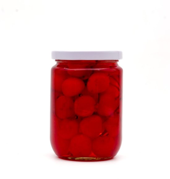 Canned cherries in Syrup