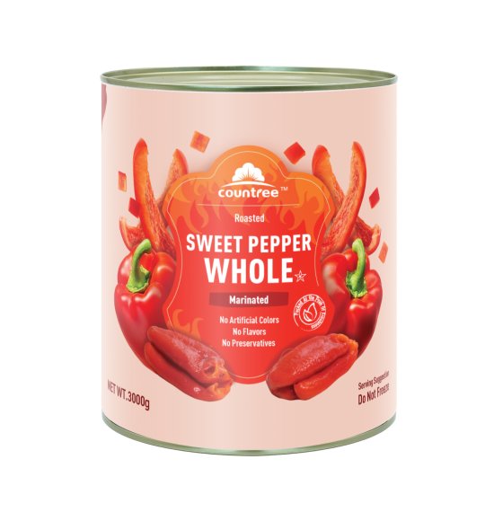 Canned Roasted Sweet Pepper Strips 104 oz 