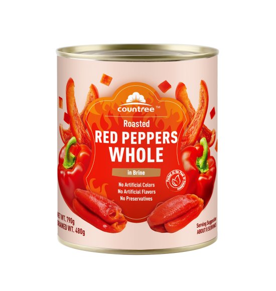 Canned Roasted Sweet Pepper Whole 104 oz