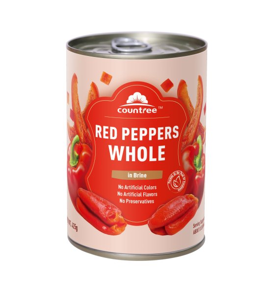 Canned Sweet pepper Whole in Brine 14.5 oz
