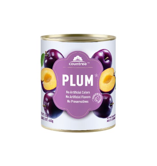 Canned Plum Halves