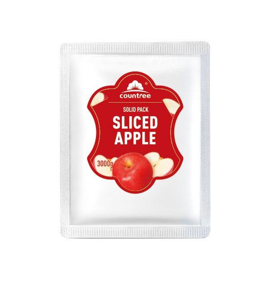 Apple slice in pouch 3000g