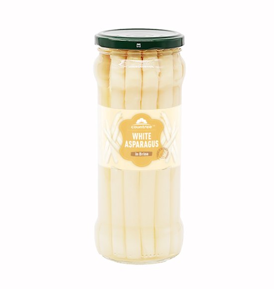 Canned white asparagus spears 580ml 
