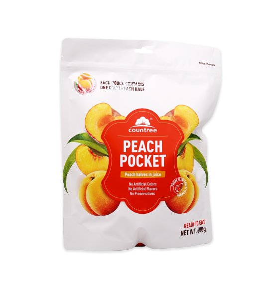 Peach Halves in Stand-Up Pouch 600G