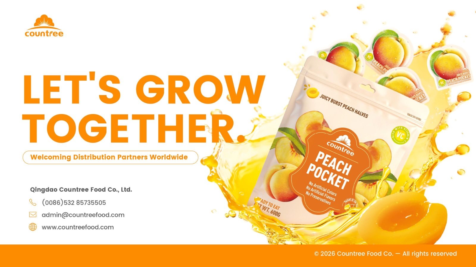 Peach Pocket sampling and private label supply