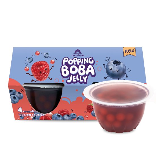 Blueberry Jelly Raspberry Boba 