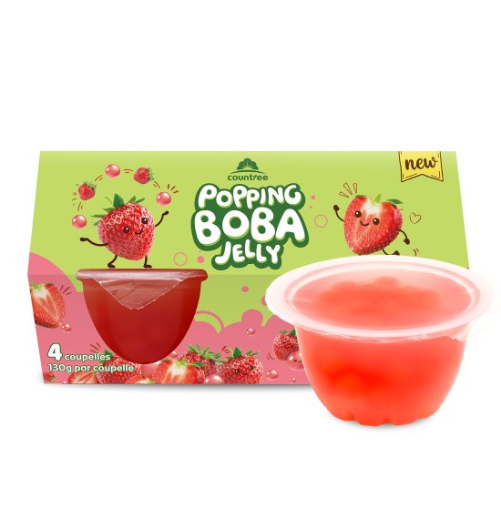 Strawberry Jelly Strawberry Boba 