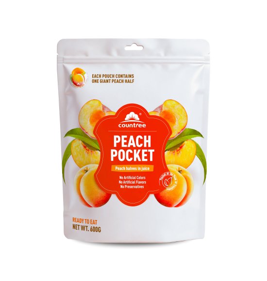 Peach Halves in Stand-Up Pouch 600G