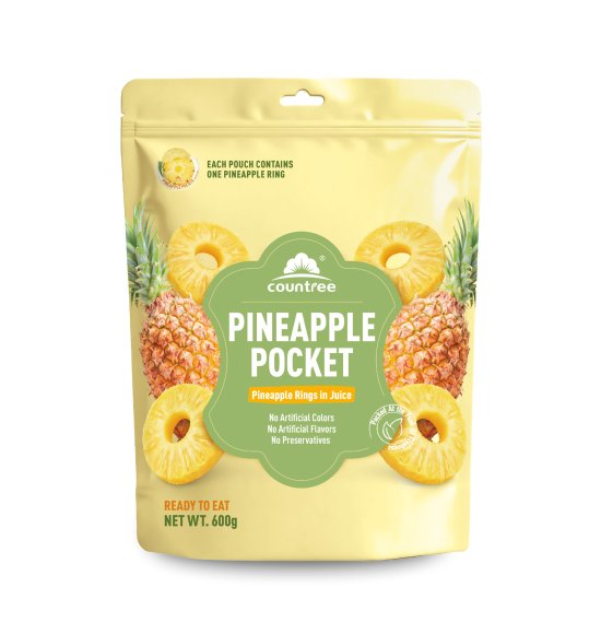 Family Size - Pineapple in Fruit Juice Pouch (600g)