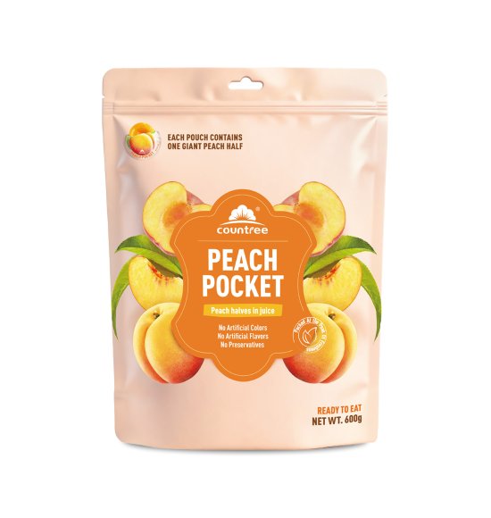 Peach Halves in Pouch | 600g Family Pack
