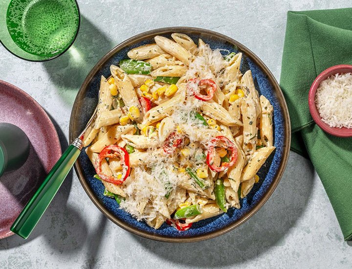 Baby Corn Pizza & Pasta 2