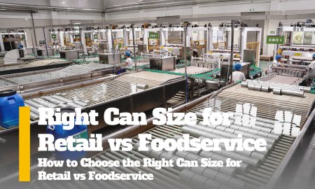 How to Choose the Right Can Size for Retail vs Foodservice