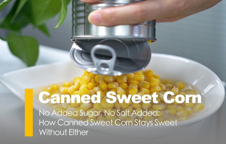 No Added Sugar, No Salt Added: How Canned Sweet Corn Stays Sweet Without Either