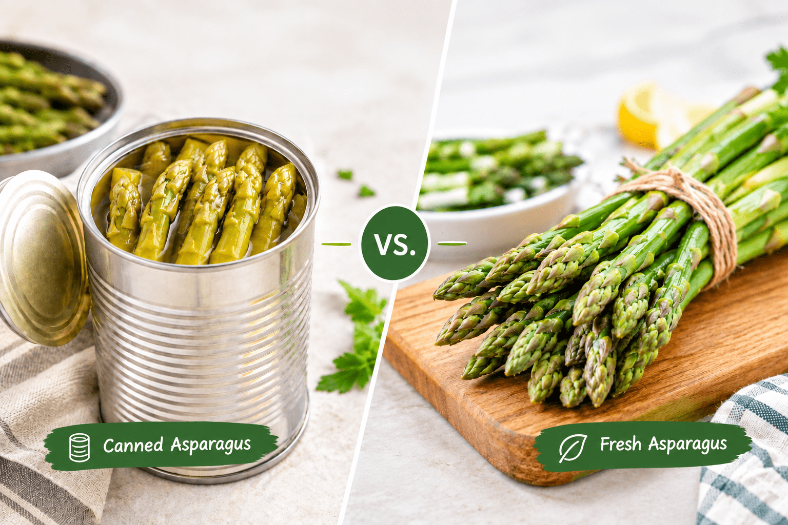 Canned Asparagus vs. Fresh Asparagus: What's the Difference?
