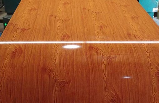 PPGI-Color Coated Steel Coil with 3D Wooden Pattern