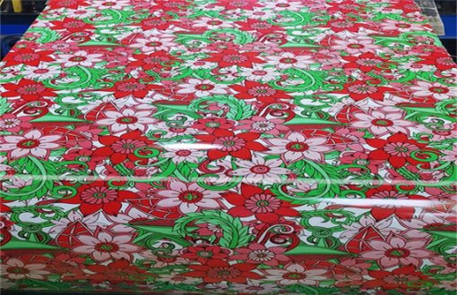 3D Flowers Pattern PPGI/ PPGL Zinc Coating Steel Coil