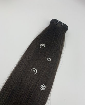 Flat Weft Hair Human Hair Extensions 