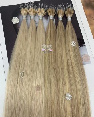 Plastic Nano Hair Extensions Prebonded Hair Extensions 