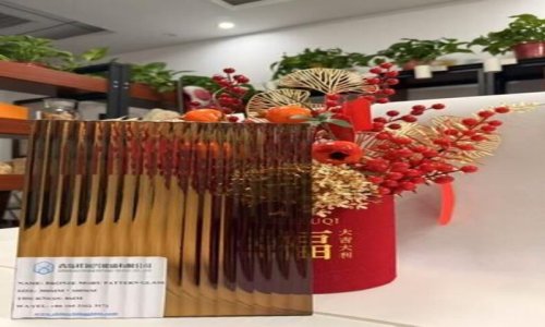 Bronze Moru Patterned Glass