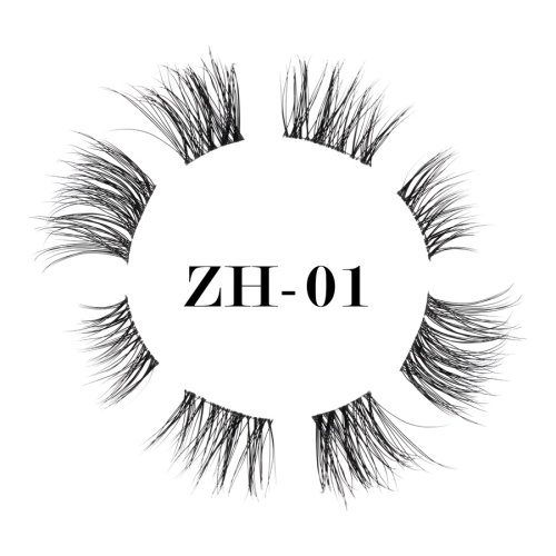 World-class ultra-thin black band lashes ZH-01 (1)