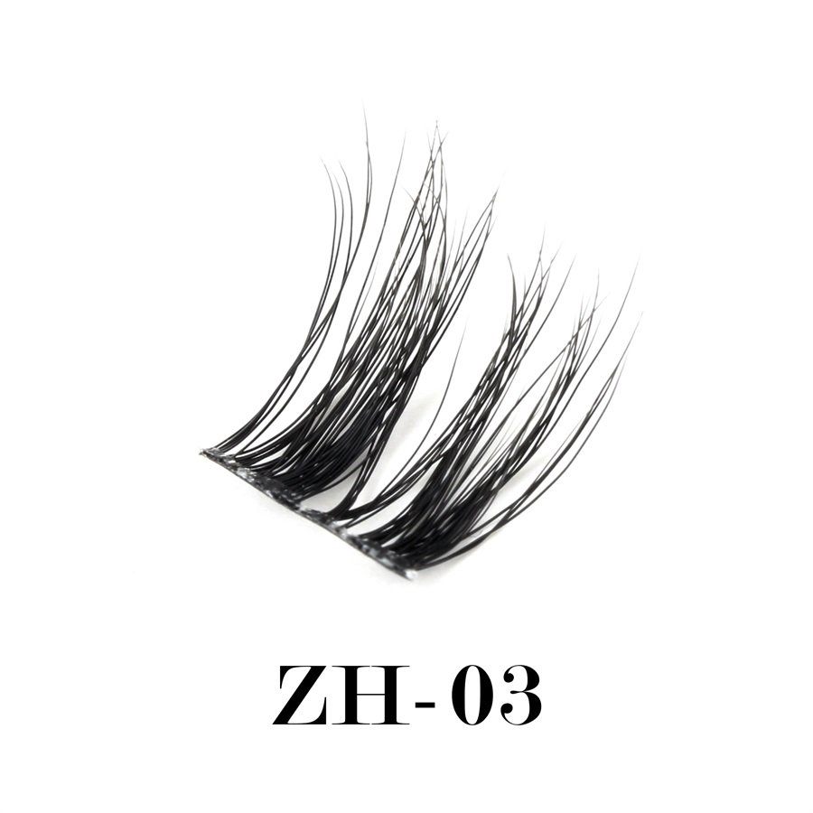 World-class ultra-thin black band lashes ZH-03 (2)