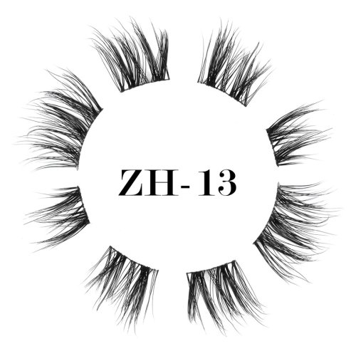 World-class ultra-thin black band lashes ZH-13 (1)