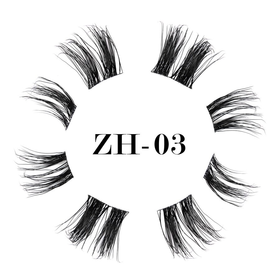 World-class ultra-thin black band lashes ZH-03 (1)