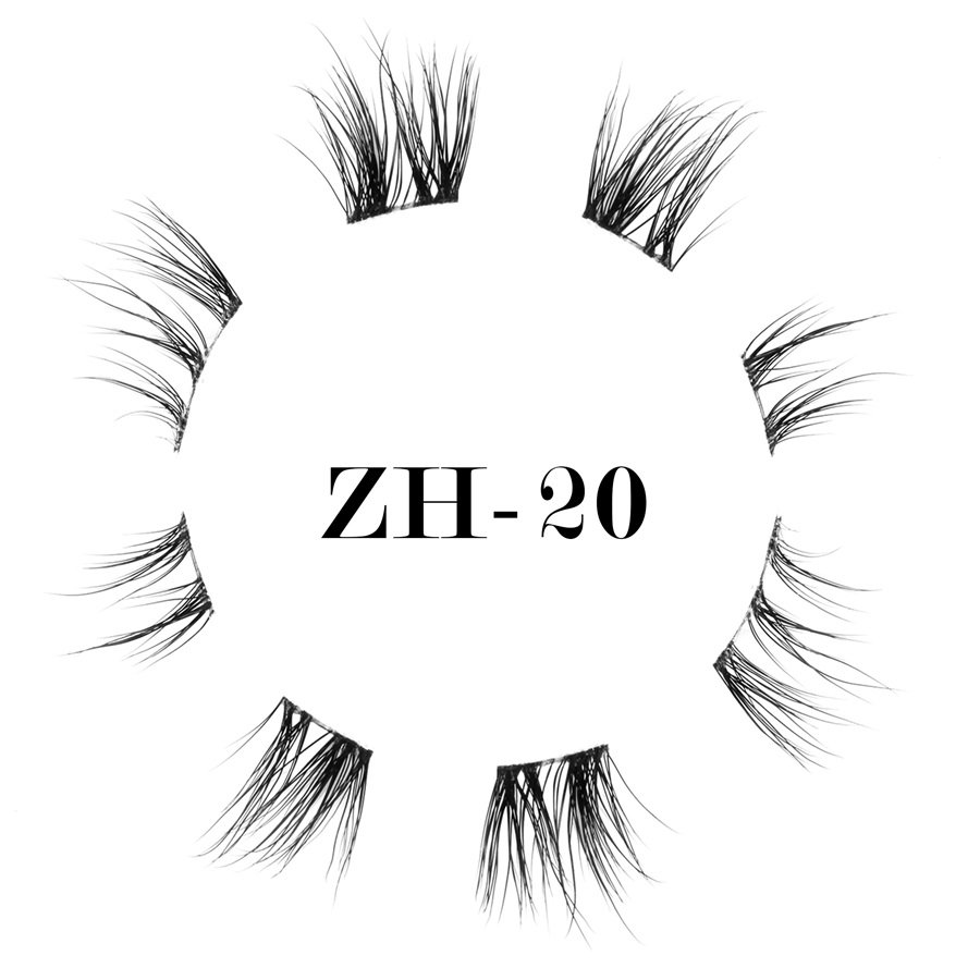 World-class ultra-thin black band lashes ZH-20 (1)