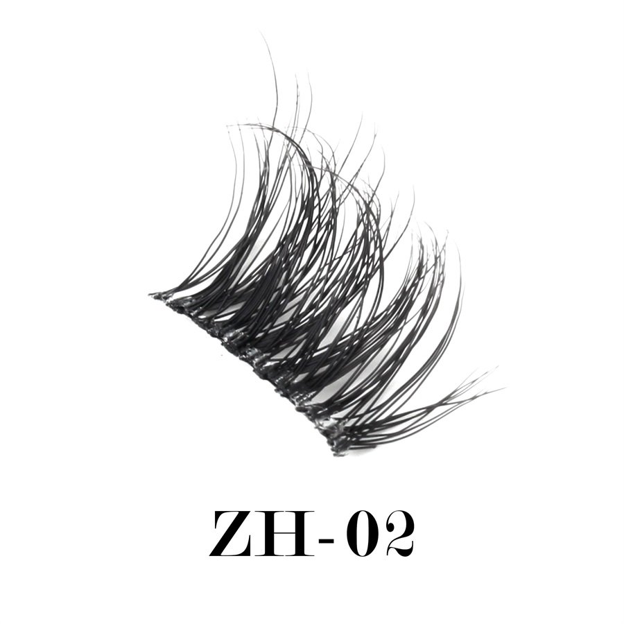 World-class ultra-thin black band lashes ZH-02 (2)