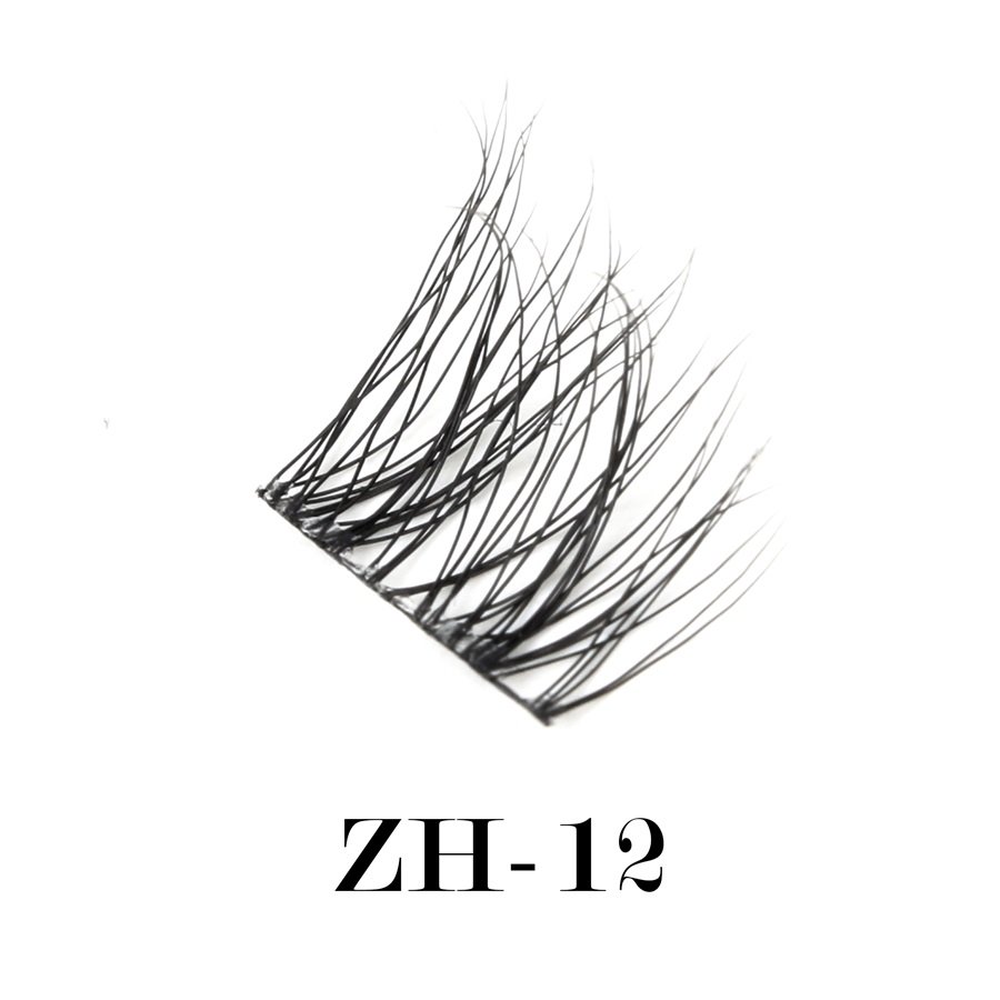 World-class ultra-thin black band lashes ZH-12 (2)