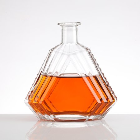 500ML Triangle Liquor Glass Bottle