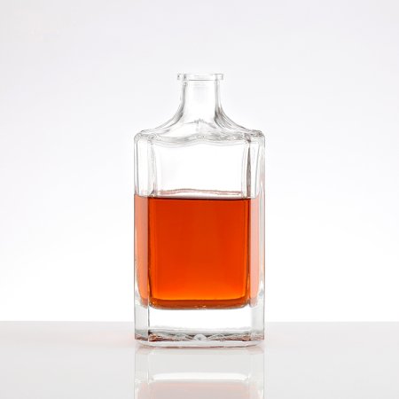 700ml square thick bottom glass bottle 
