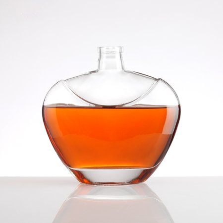 Heart Shaped Liquor Glass Bottle