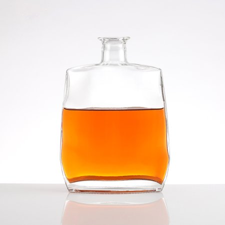 Flat Curved Glass Liquor Bottles