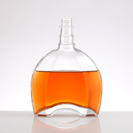 Delicate 750ml brandy spirit glass bottle