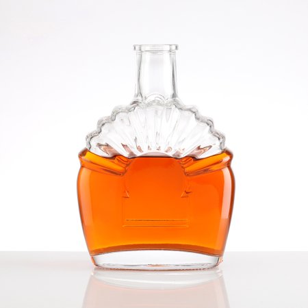  700ml unique brandy Glass bottle