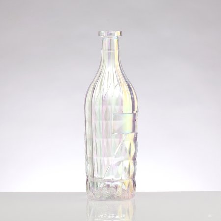 Laser Multi-surface Glass Wine Bottle