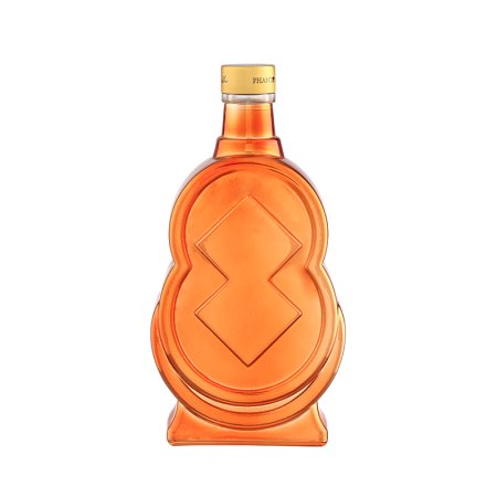 Metal spraying Liquor Glass Bottle