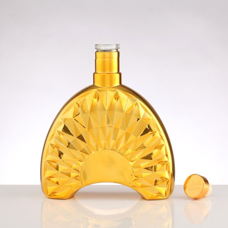 Golden Arched Liquor Glass Bottle