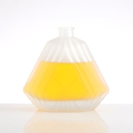 500ml luxury frosted glass bottle