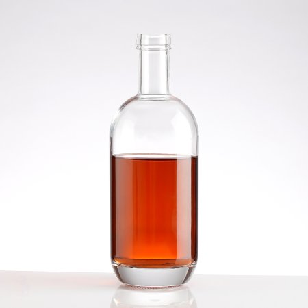 75cl Round Shoulder Whisky Glass Bottle