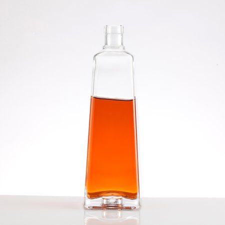  700ml trapezoidal glass spirit bottle 