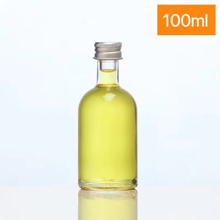 100ML Round Whisky Gin Liquor Glass Bottle