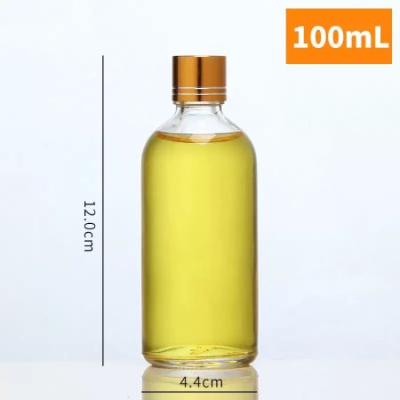 100ML Round High quality Liquor Glass Bottle with caps