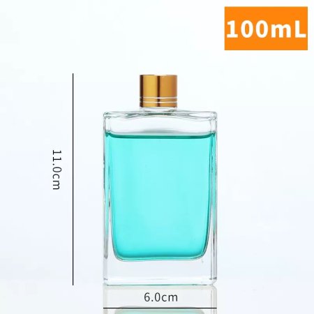 Square Whisky Gin tequlia Glass Bottle