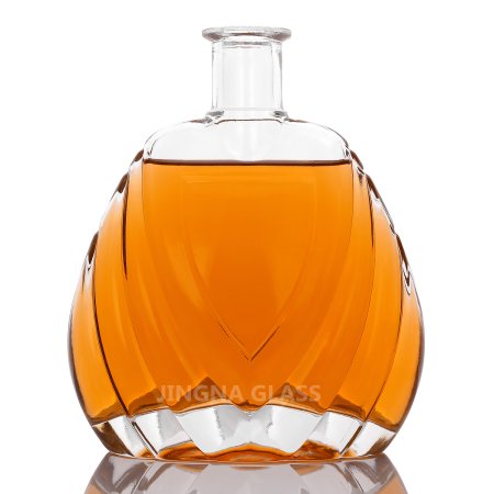  700ml flat brandy glass bottle