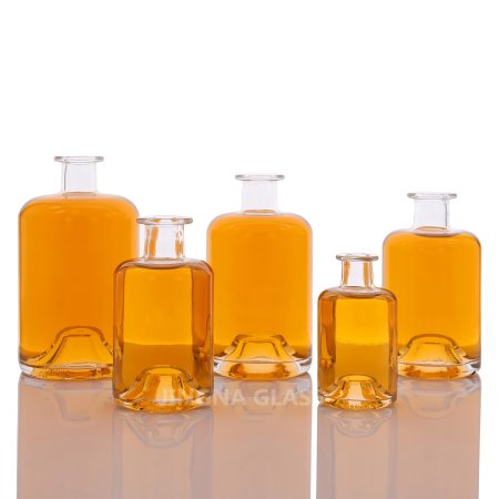 100ml Concave Bottom Rum Glass Bottle