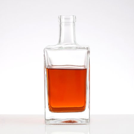 75cl Hot Sale Square Liquor Glass Bottle