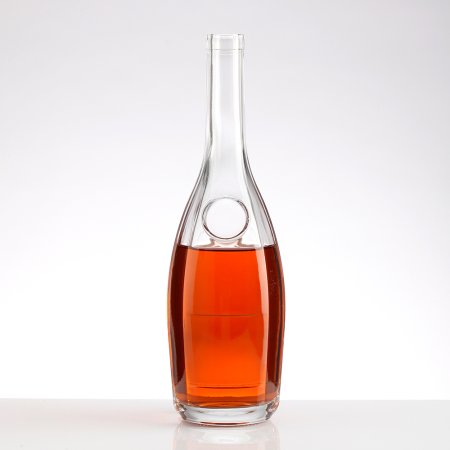Round Whisky Gin Tequlia Brandy  Glass Bottle